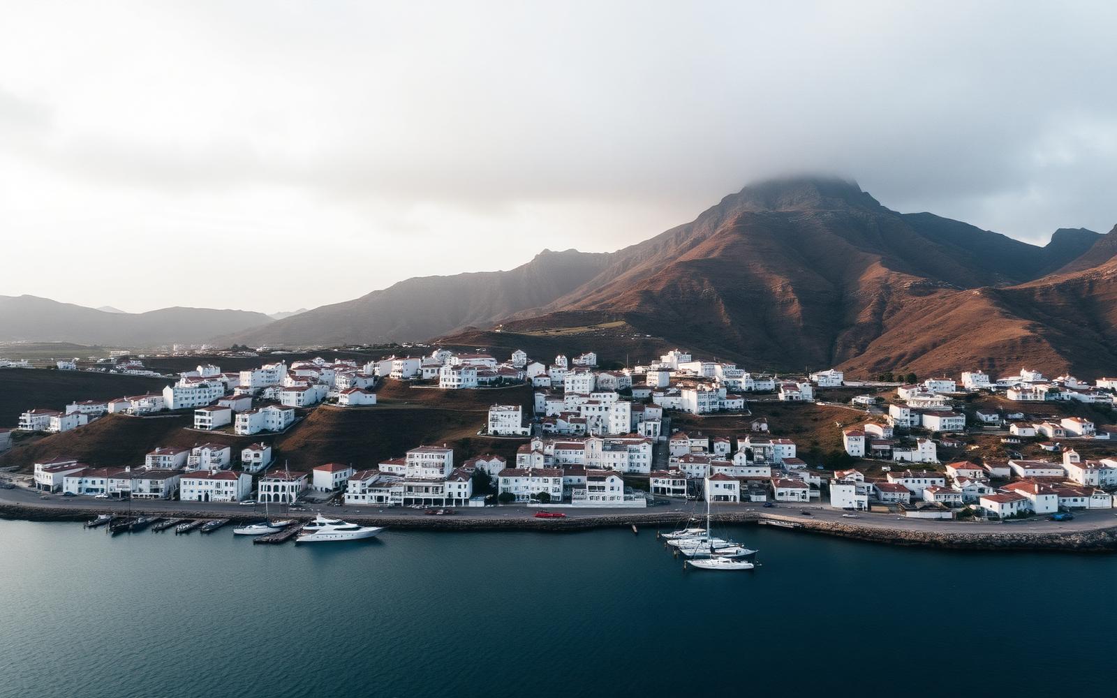 Coastal town of Mindelo — reference photograph